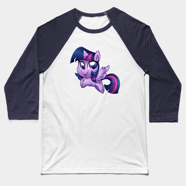 twilight sparkle Baseball T-Shirt by Baja Gryphon